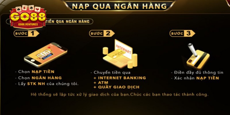 Quy định nạp tối thiểu tại GO88 cụ thể